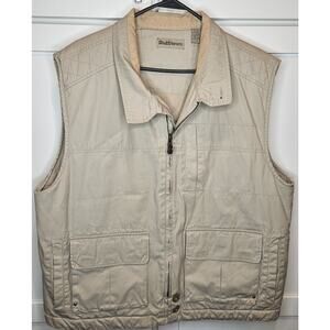 Ruff Hewn Well Worn Utility Vest Men's Size L Quilted Insulated Fishing Hunting